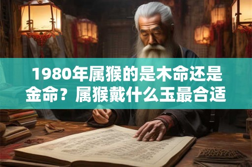 1980年属猴的是木命还是金命？属猴戴什么玉最合适？