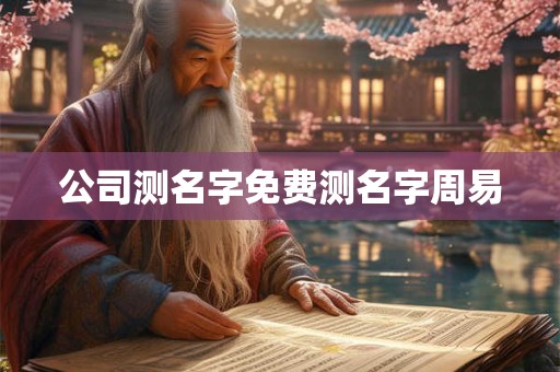 公司测名字免费测名字周易