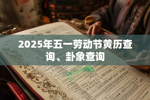 2025年五一劳动节黄历查询、卦象查询