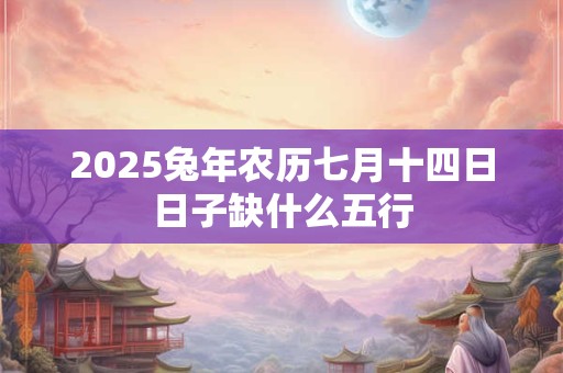 2025兔年农历七月十四日日子缺什么五行