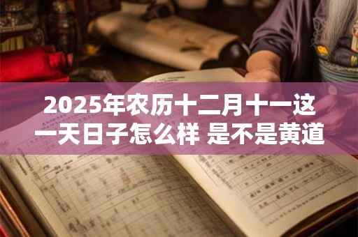 2025年农历十二月十一这一天日子怎么样 是不是黄道吉日