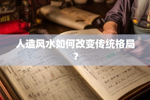 人造风水如何改变传统格局？