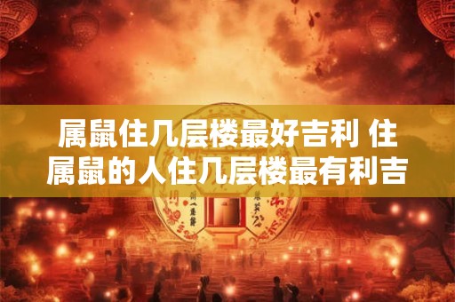 属鼠住几层楼最好吉利 住属鼠的人住几层楼最有利吉祥之意