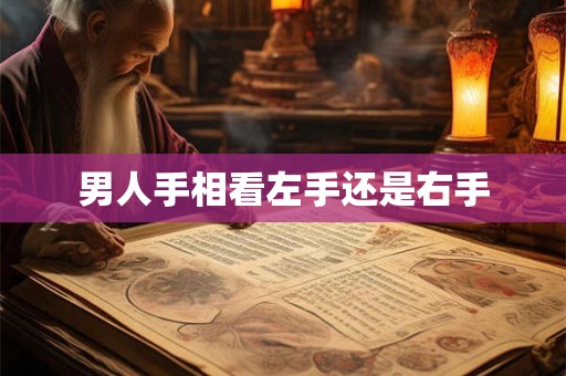 男人手相看左手还是右手