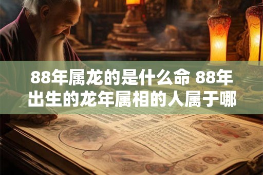 88年属龙的是什么命 88年出生的龙年属相的人属于哪种命呢