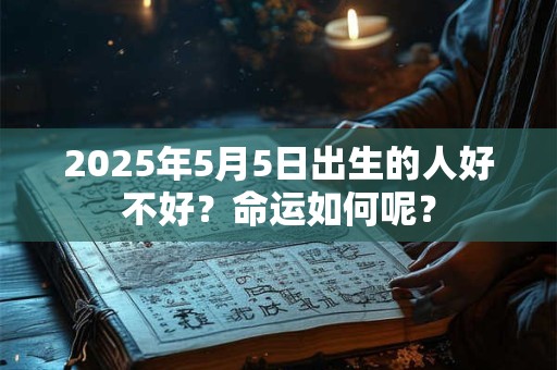 2025年5月5日出生的人好不好？命运如何呢？