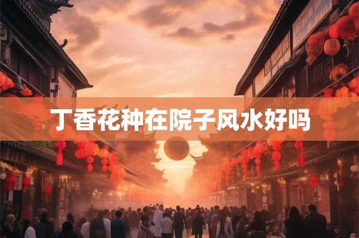 丁香花种在院子风水好吗