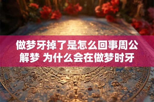 做梦牙掉了是怎么回事周公解梦 为什么会在做梦时牙齿脱落