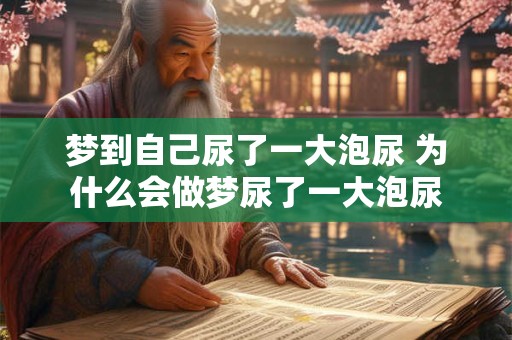 梦到自己尿了一大泡尿 为什么会做梦尿了一大泡尿