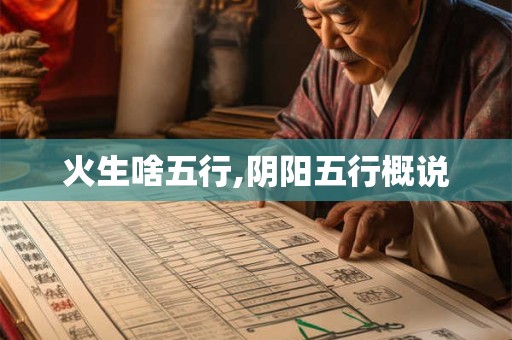 火生啥五行,阴阳五行概说