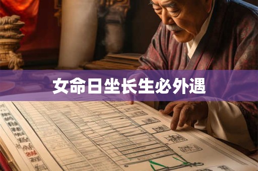 女命日坐长生必外遇