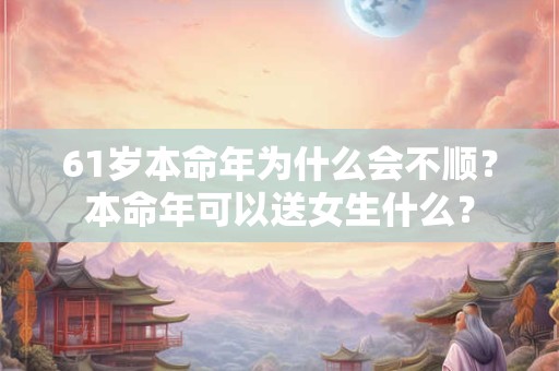 61岁本命年为什么会不顺？本命年可以送女生什么？