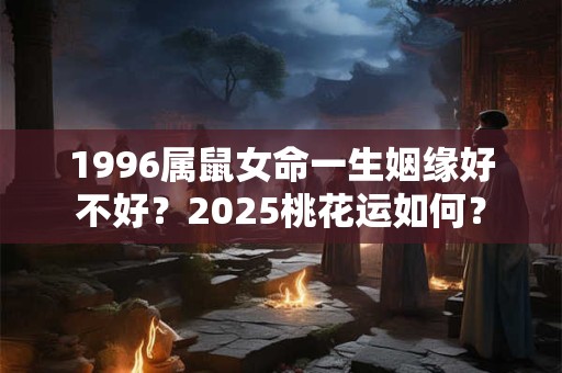 1996属鼠女命一生姻缘好不好？2025桃花运如何？
