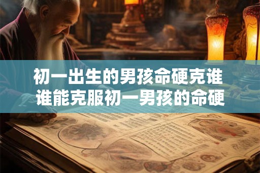 初一出生的男孩命硬克谁 谁能克服初一男孩的命硬