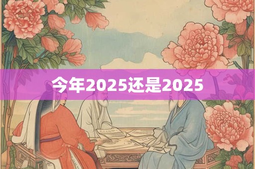 今年2025还是2025