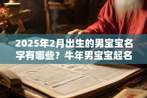 2025年2月出生的男宝宝名字有哪些？牛年男宝宝起名技巧