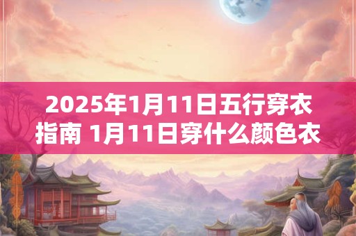 2025年1月11日五行穿衣指南 1月11日穿什么颜色衣服