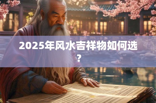 2025年风水吉祥物如何选？