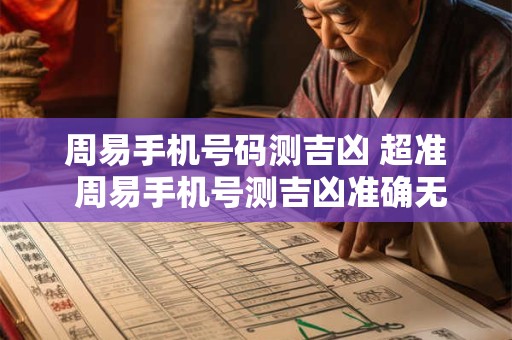 周易手机号码测吉凶 超准 周易手机号测吉凶准确无误