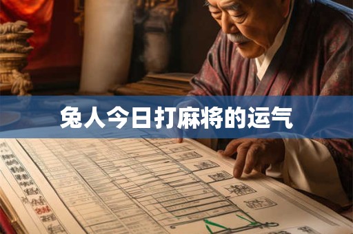 兔人今日打麻将的运气