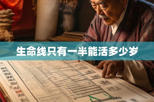 生命线只有一半能活多少岁