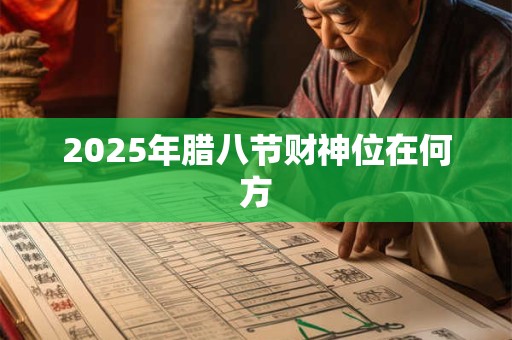 2025年腊八节财神位在何方