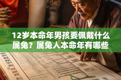 12岁本命年男孩要佩戴什么属兔？属兔人本命年有哪些忌讳？