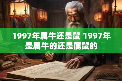 1997年属牛还是鼠 1997年是属牛的还是属鼠的