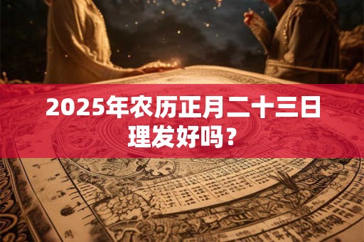 2025年农历正月二十三日理发好吗？