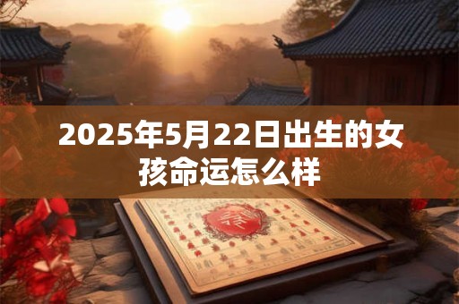 2025年5月22日出生的女孩命运怎么样