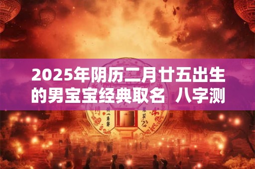 2025年阴历二月廿五出生的男宝宝经典取名  八字测算