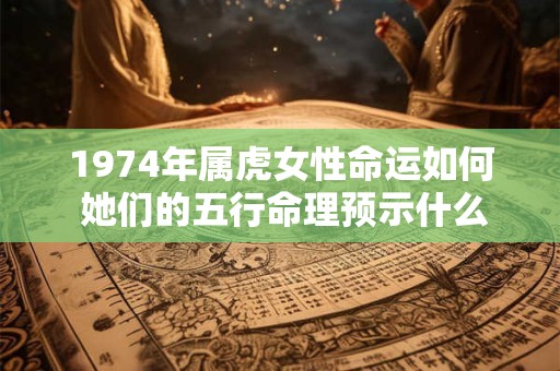 1974年属虎女性命运如何 她们的五行命理预示什么
