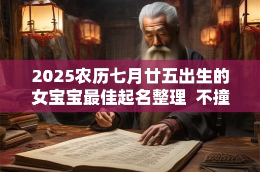 2025农历七月廿五出生的女宝宝最佳起名整理  不撞名