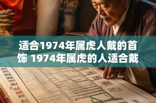 适合1974年属虎人戴的首饰 1974年属虎的人适合戴哪些首饰
