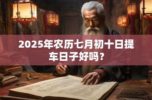 2025年农历七月初十日提车日子好吗？