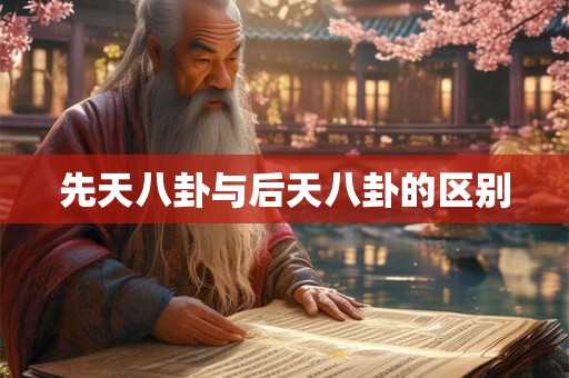 先天八卦与后天八卦的区别