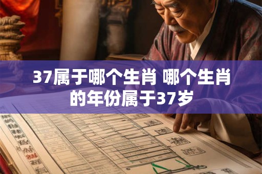 37属于哪个生肖 哪个生肖的年份属于37岁