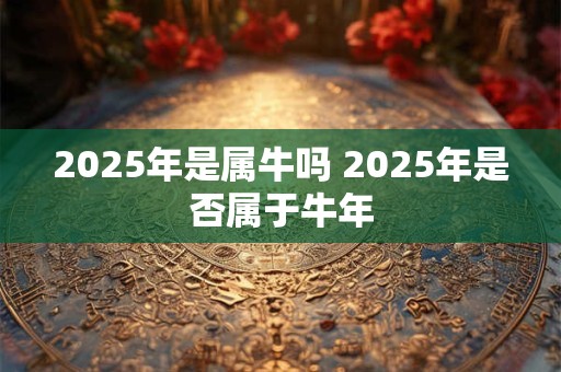 2025年是属牛吗 2025年是否属于牛年