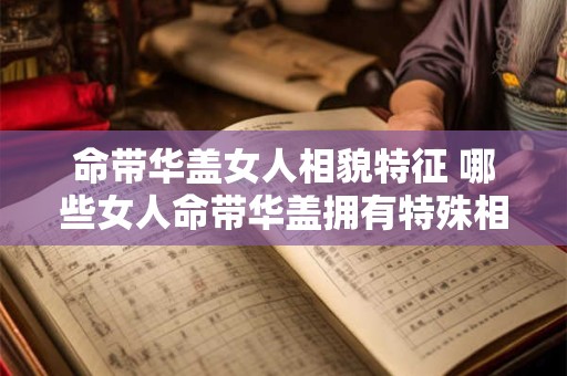 命带华盖女人相貌特征 哪些女人命带华盖拥有特殊相貌特征