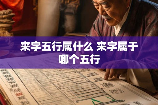 来字五行属什么 来字属于哪个五行