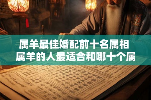 属羊最佳婚配前十名属相 属羊的人最适合和哪十个属相结婚
