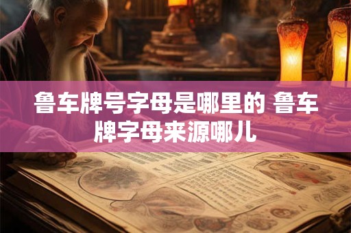 鲁车牌号字母是哪里的 鲁车牌字母来源哪儿