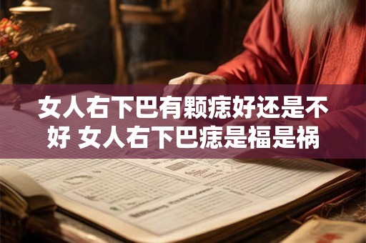 女人右下巴有颗痣好还是不好 女人右下巴痣是福是祸