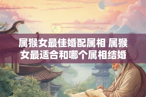 属猴女最佳婚配属相 属猴女最适合和哪个属相结婚