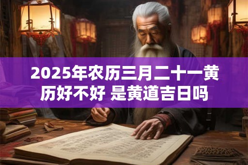 2025年农历三月二十一黄历好不好 是黄道吉日吗
