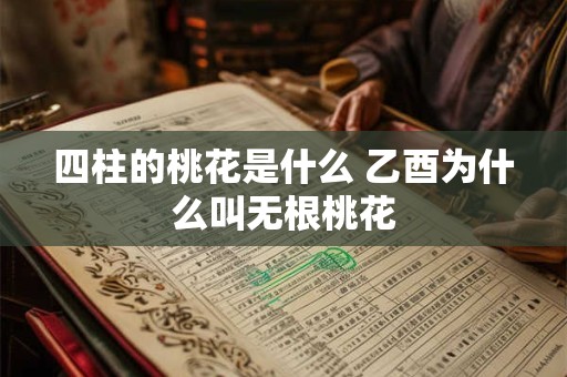 四柱的桃花是什么 乙酉为什么叫无根桃花