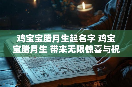 鸡宝宝腊月生起名字 鸡宝宝腊月生 带来无限惊喜与祝福
