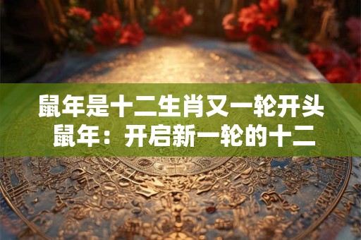 鼠年是十二生肖又一轮开头 鼠年：开启新一轮的十二生肖传奇