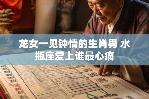 龙女一见钟情的生肖男 水瓶座爱上谁最心痛