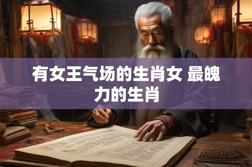 有女王气场的生肖女 最魄力的生肖